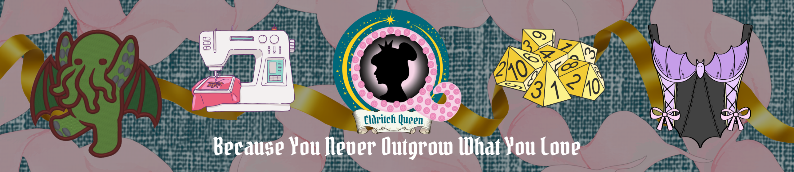 Header with Eldritch Queen Logo